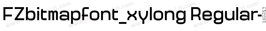 FZbitmapfont_xylong Regular字体转换